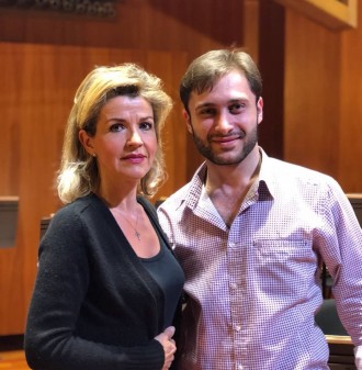 With Anne-Sophie Mutter